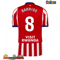 Camisa de Futebol Atletico Madrid Pablo Barrios #8 Equipamento Principal 2026-27 Manga Curta